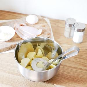 leye 不鏽鋼攪拌壓泥器 20cm