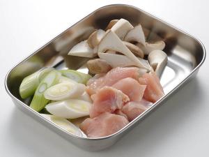 不鏽鋼保鮮盒三入組 附蓋 -26cm