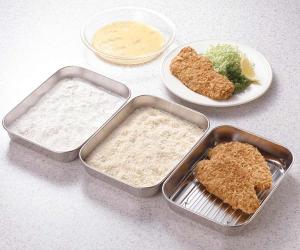 不鏽鋼保鮮盒三入組 附蓋 -26cm