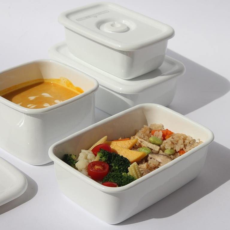 野田琺瑯 White Series系列保存盒(長型/方型)