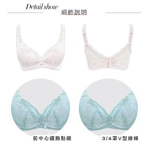 【思薇爾】撩波香雪蘭系列B-E罩蕾絲集中包覆女內衣(粉杏膚)