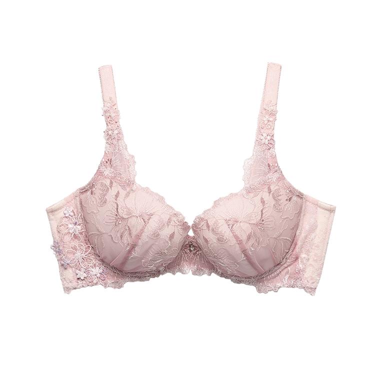 莎薇-高級魔推 B-C罩杯內衣(柔軟粉)