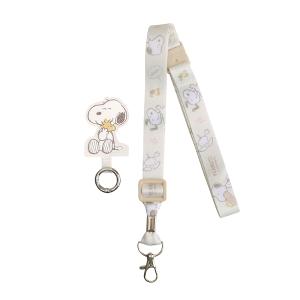 Peanuts史努比手機夾片掛繩組