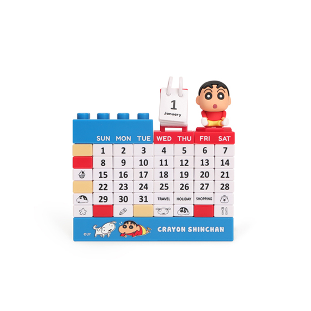 蠟筆小新積木萬年曆