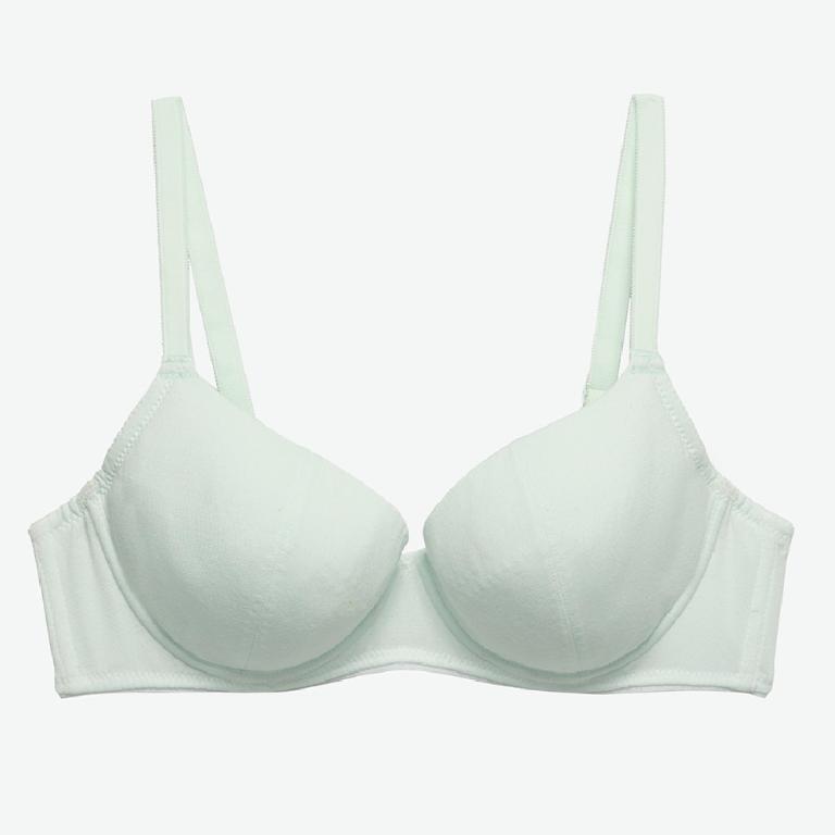 嬪婷-學生系列-Q萌牛奶 A-C罩杯第三階段軟鋼圈內衣(青梅綠)