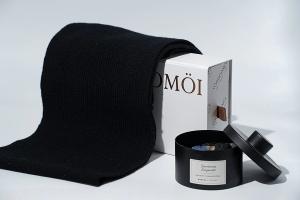 嚴選羊毛圍巾 黑色