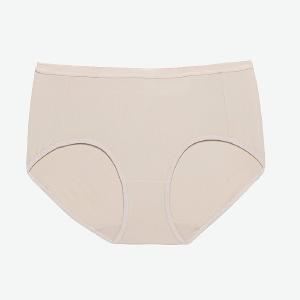 婷-FTC系列大罩杯 M-3L中低腰小平口褲(日常奶茶) 搭配內褲