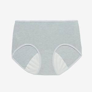 嬪婷-生理褲 M-LL中低腰小平口日間生理褲(石墨灰)