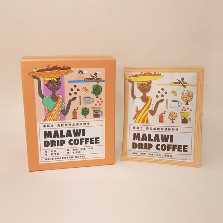 畢嘉士 馬拉威精品濾掛咖啡 10入/盒