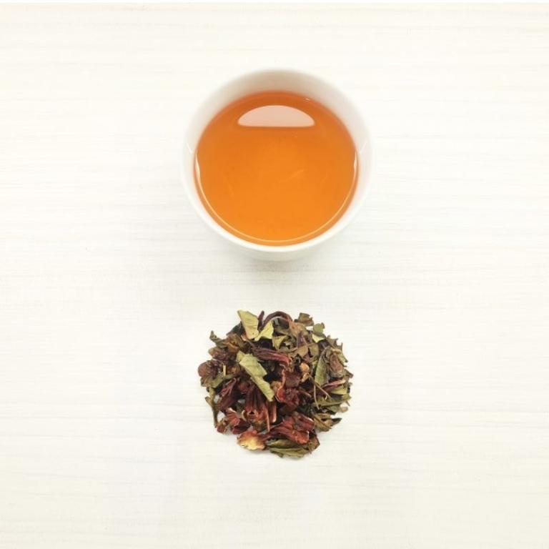 畢嘉士 奔放熱帶洛神蜜桃白茶 原片茶葉50g