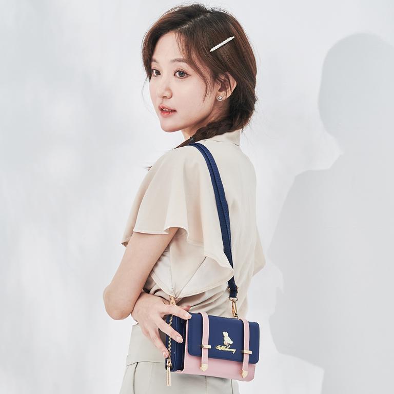 B.S.D.S冰山袋鼠 - 午後濃茶 - 簡約實搭萬用隨身包 - 魅力藍【995-2BP】