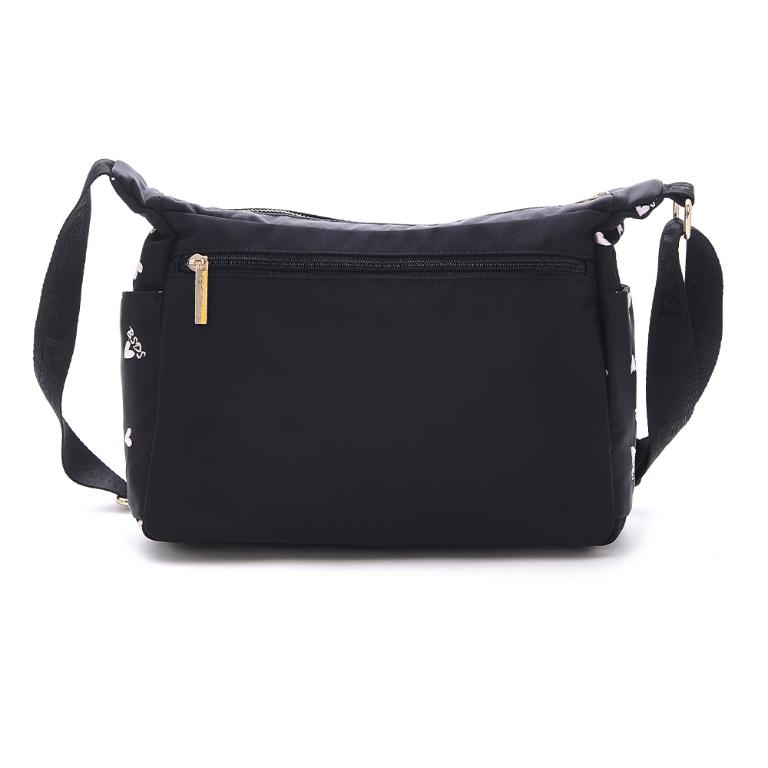 B.S.D.S冰山袋鼠 - 勾心紅妝 - 甜美刺繡造型多層斜背包 - 心型粉【G5035K】