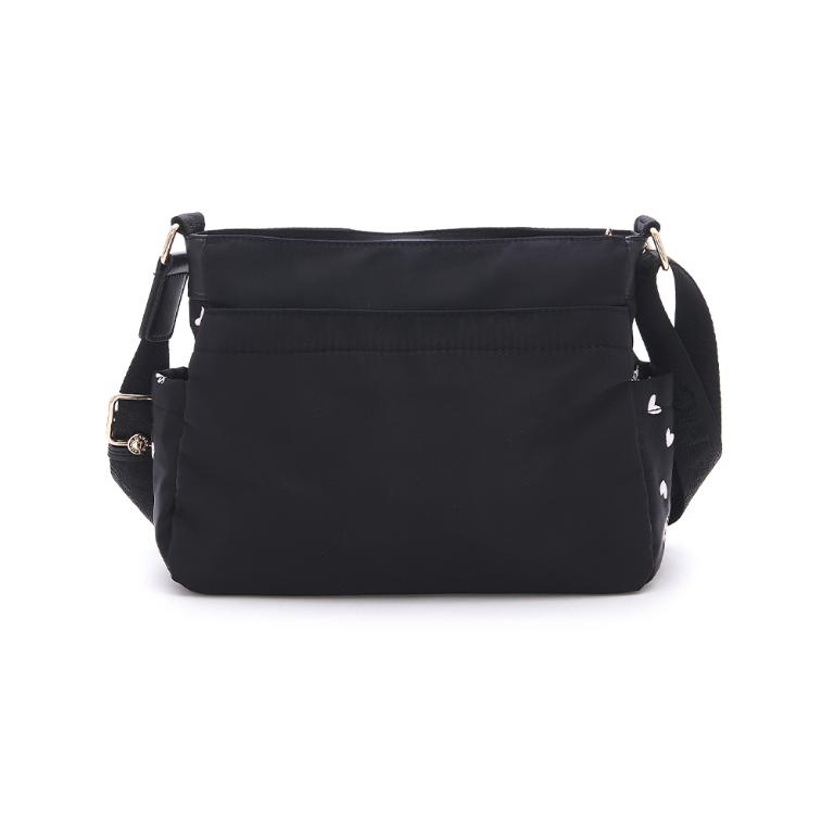 B.S.D.S冰山袋鼠 - 勾心紅妝 - 甜美刺繡多口袋斜背包 - 心型粉【G089K】