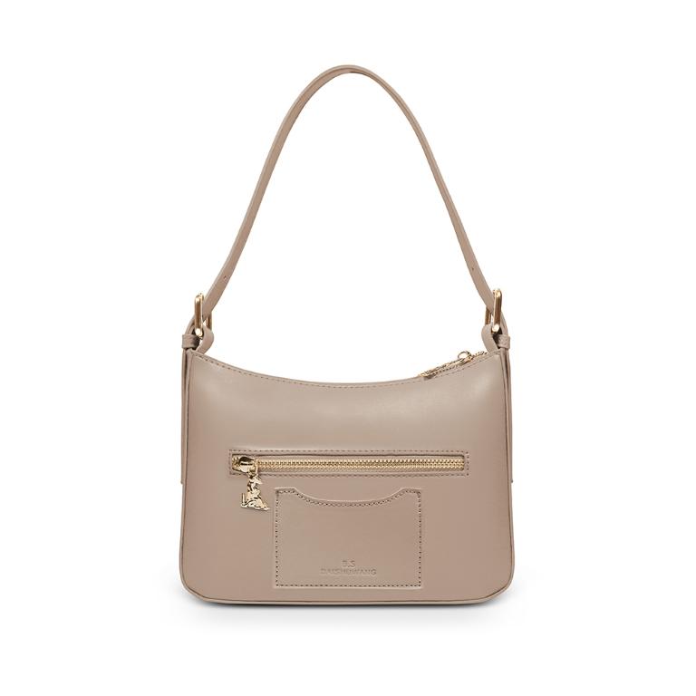 B.S.D.S冰山袋鼠 - 午後濃茶 - 簡約手提兩用月亮包 - 奶茶杏【P6152-C】