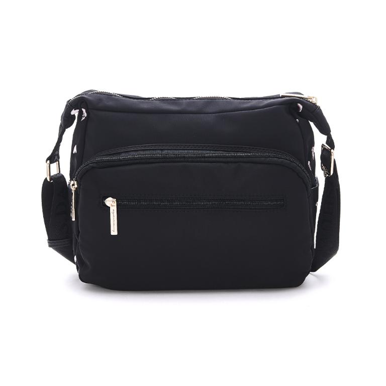 B.S.D.S冰山袋鼠 - 勾心紅妝 - 甜美刺繡圓弧造型斜背包 - 心型粉【G066K】