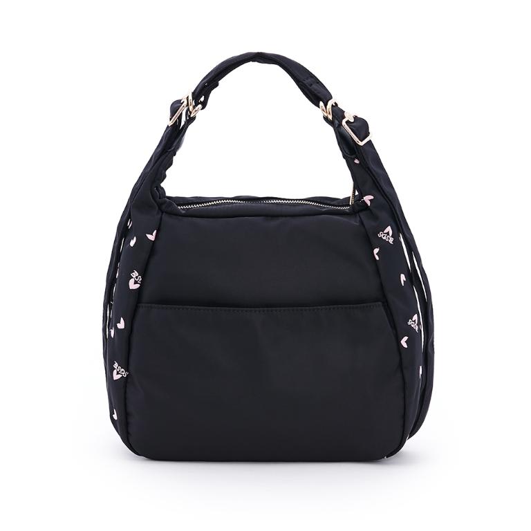 B.S.D.S冰山袋鼠 - 勾心紅妝 - 甜美刺繡多層三用後背包 - 心型粉【G2105K】