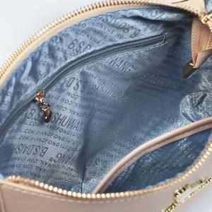 B.S.D.S冰山袋鼠 - 午後濃茶 - 簡約手提兩用月亮包 - 奶茶杏【P6152-C】