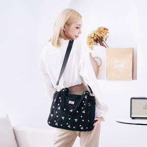 B.S.D.S冰山袋鼠 - 勾心紅妝 - 甜美刺繡兩用托特包 - 心型粉【G980K】