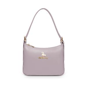 B.S.D.S冰山袋鼠 - 午後濃茶 - 簡約手提兩用月亮包 - 芋奶紫【P6152-PR】