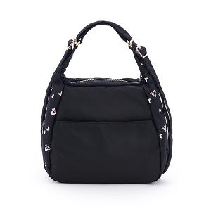 B.S.D.S冰山袋鼠 - 勾心紅妝 - 甜美刺繡多層三用後背包 - 心型粉【G2105K】