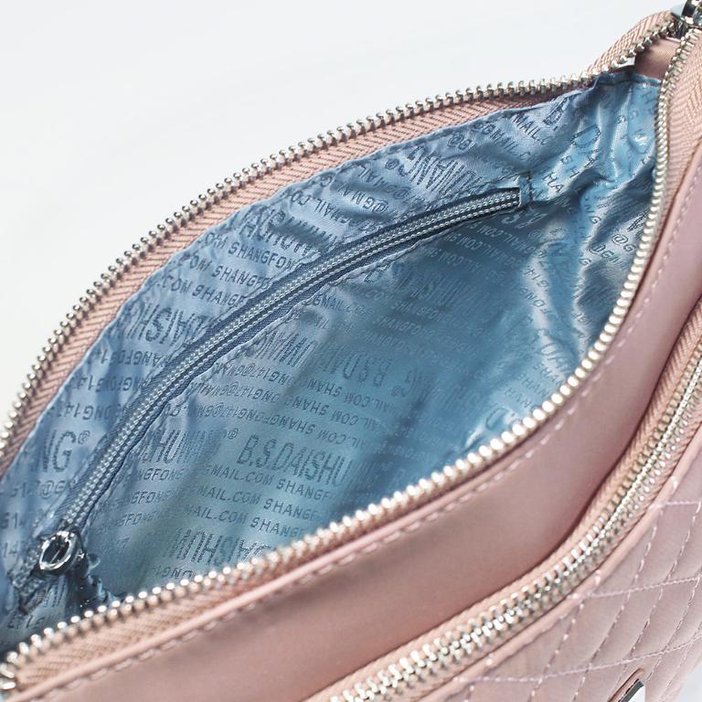 B.S.D.S冰山袋鼠 - 漫遊城市 - 小菱格輕量斜肩包 - 優雅紫【Z8013-AU】