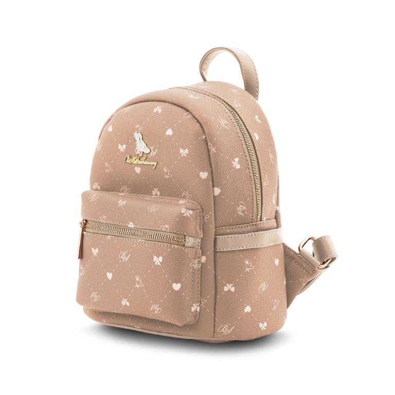 B.S.D.S冰山袋鼠 - 布朗小姐 - 甜美實搭迷你後背包 - 粉杏色【9083-C】