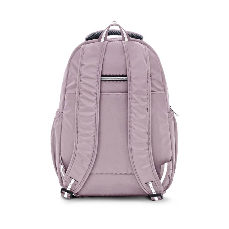 B.S.D.S冰山袋鼠 - 動物派對 - 輕旅多層大容量附插袋後背包 - 粉紫色【Z1810-3P】