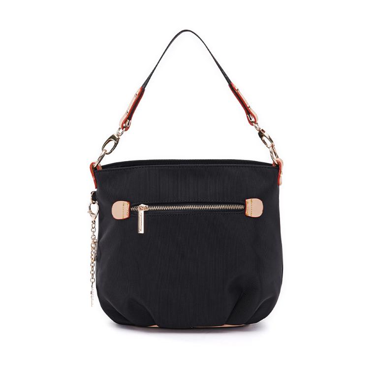 B.S.D.S冰山袋鼠 - 黑色狂想曲 - 古典輕奢可拆式兩用手提包 - 駱色黑【S-6011K】