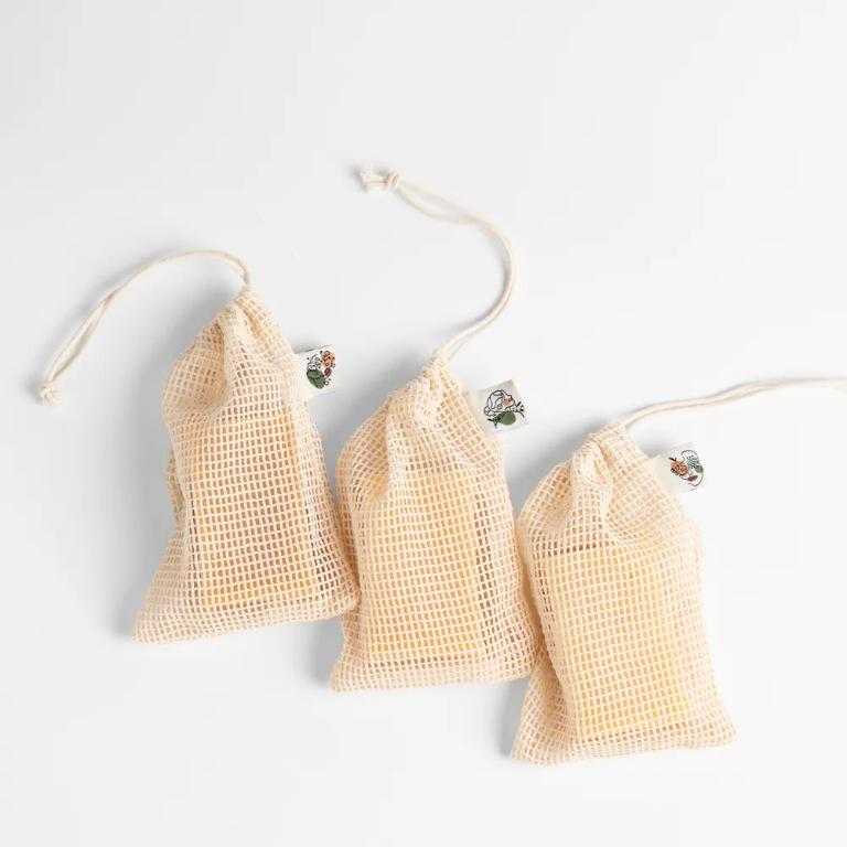 CLOEE 100%純棉起泡皂袋 - 刺繡款