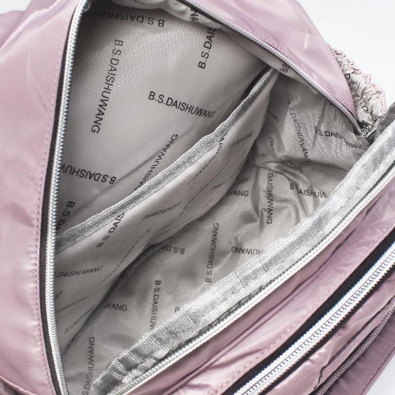 B.S.D.S冰山袋鼠 - 動物派對 - 學院風後背包 - 粉紫色【Z0019-3P】