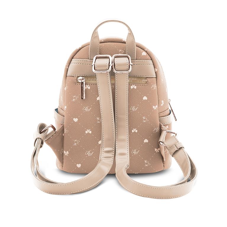 B.S.D.S冰山袋鼠 - 布朗小姐 - 甜美實搭迷你後背包 - 粉杏色【9083-C】