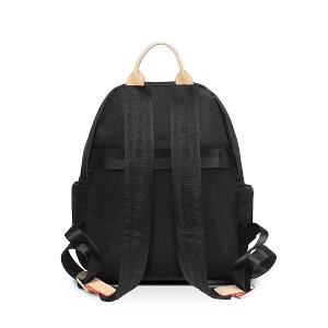 B.S.D.S冰山袋鼠 - 黑色狂想曲 - 古典輕奢多層附插袋後背包 - 駱色黑【S-093K】