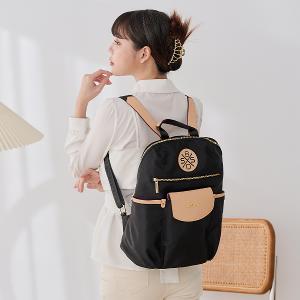 B.S.D.S冰山袋鼠 - 黑色狂想曲 - 古典輕奢可拆式後背包 - 駱色黑【S-090K】