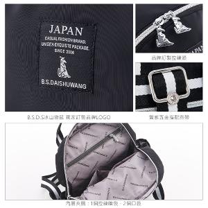 B.S.D.S冰山袋鼠 - 瑪德琳假期 - 學院風手提後背包【Z322-K】