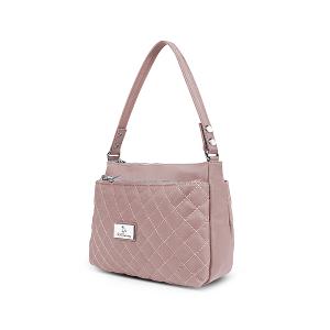 B.S.D.S冰山袋鼠 - 漫遊城市 - 小菱格輕量斜肩包 - 優雅紫【Z8013-AU】
