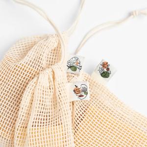 CLOEE 100%純棉起泡皂袋 - 刺繡款