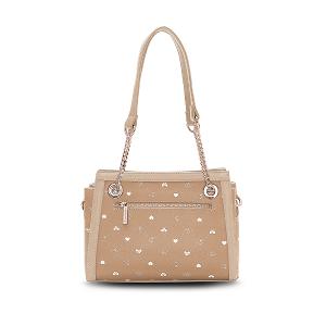 B.S.D.S冰山袋鼠 - 布朗小姐 - 甜美金鍊兩用托特包 - 粉杏色【9088-C】