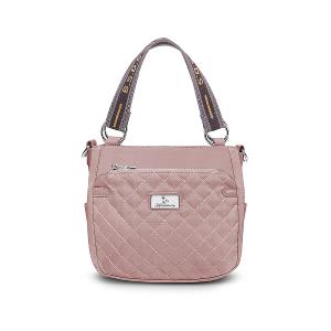 B.S.D.S冰山袋鼠 - 漫遊城市 - 小菱格手提兩用包 - 優雅紫【Z8012-AU】