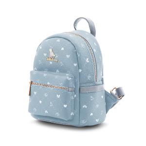 B.S.D.S冰山袋鼠 - 布朗小姐 - 甜美實搭迷你後背包 - 霧藍色【9083-LB】