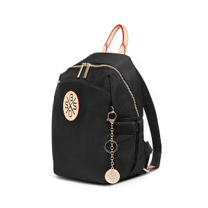 B.S.D.S冰山袋鼠 - 黑色狂想曲 - 古典輕奢多層附插袋後背包 - 駱色黑【S-093K】