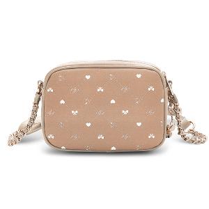 B.S.D.S冰山袋鼠 - 布朗小姐 - 甜美金鍊多層斜背包 - 粉杏色【9090-C】