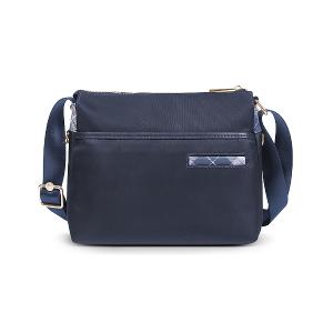 B.S.D.S冰山袋鼠 - 都會名伶 - 英倫風多層百搭斜背包 - 古典藍【K8014B】