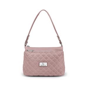 B.S.D.S冰山袋鼠 - 漫遊城市 - 小菱格輕量斜肩包 - 優雅紫【Z8013-AU】