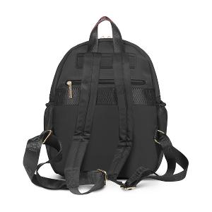 B.S.D.S冰山袋鼠 - 都會名伶 - 英倫風多口袋附插袋後背包 - 紅格黑【K116KR】