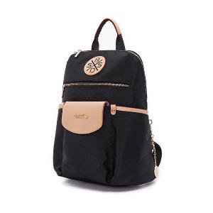 B.S.D.S冰山袋鼠 - 黑色狂想曲 - 古典輕奢可拆式後背包 - 駱色黑【S-090K】