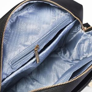 B.S.D.S冰山袋鼠 - 黑色狂想曲 - 古典輕奢多層附插袋後背包 - 駱色黑【S-093K】