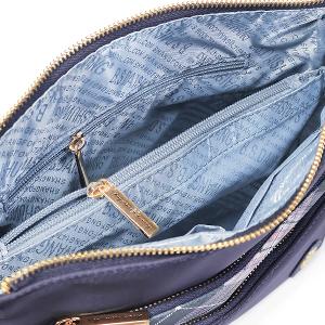 B.S.D.S冰山袋鼠 - 都會名伶 - 英倫風多層百搭斜背包 - 古典藍【K8014B】