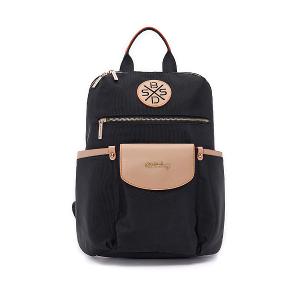 B.S.D.S冰山袋鼠 - 黑色狂想曲 - 古典輕奢可拆式後背包 - 駱色黑【S-090K】