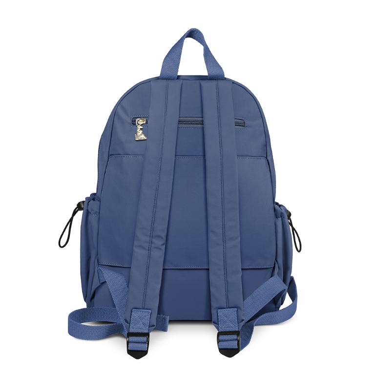 B.S.D.S冰山袋鼠 - 濃情札記 - 經典造型附插袋後背包 - 寶藍色【V1212B】