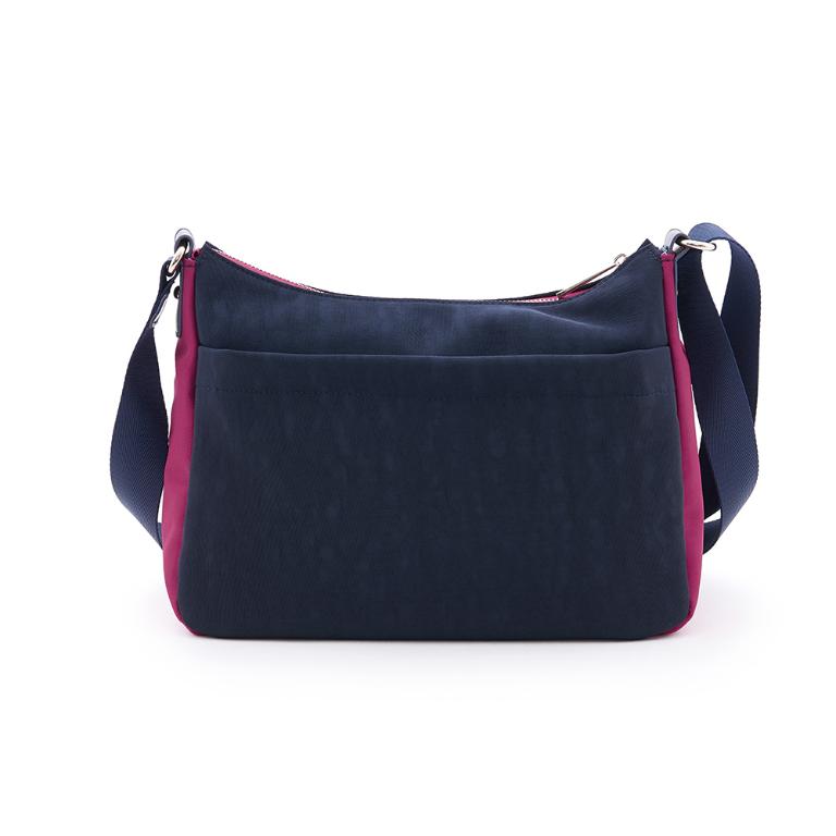 B.S.D.S冰山袋鼠 - 雙色聖代 - 玩色實搭休閒輕量斜背包 - 藏青莓【F2504-BP】
